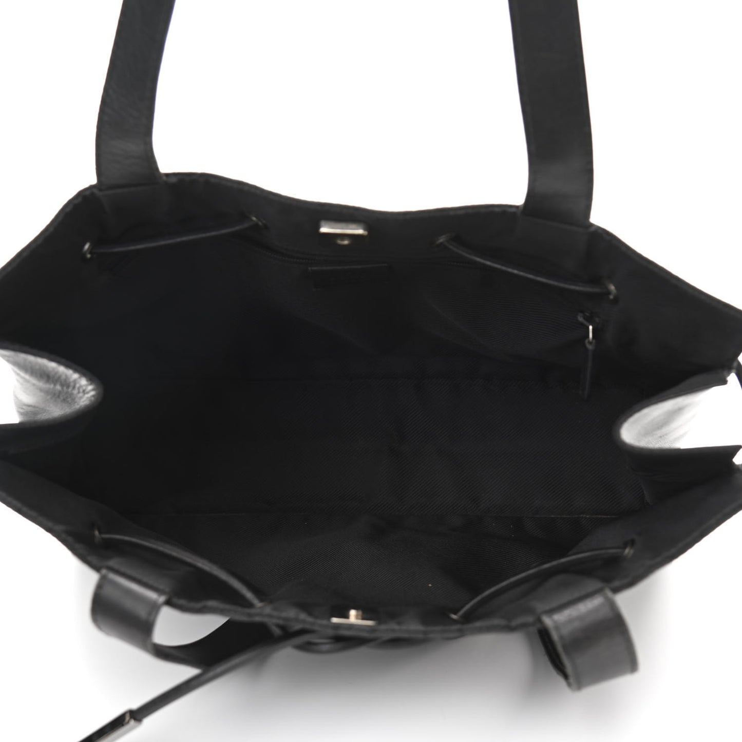 Monogram Drawstring Bag Black