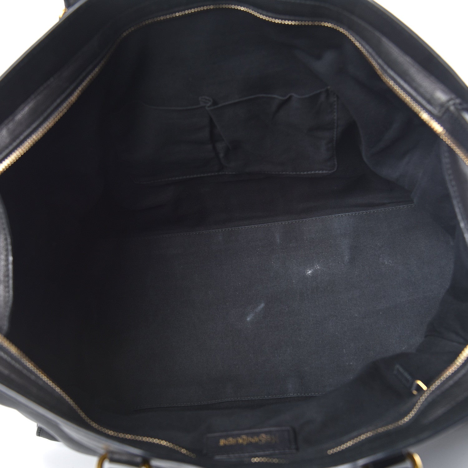 Saint Laurent Sheepskin Large Cabas ChYc Black 5 of 20