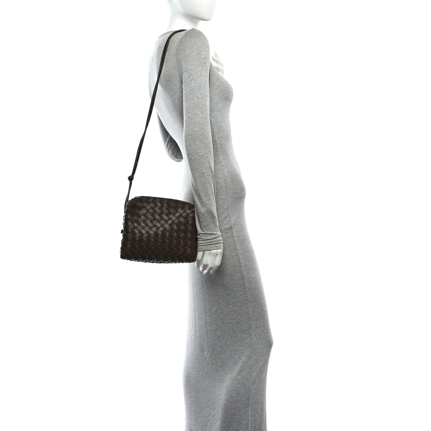 Nappa Intrecciato Small Loop Camera Bag Fondant