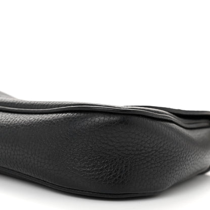 Gucci Pebbled Calfskin Medium Soho Flap Crossbody Black 10 of 10