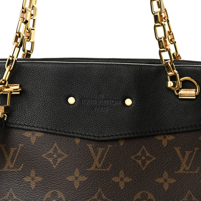 Louis Vuitton Monogram Pallas Shopper Black 7 of 9