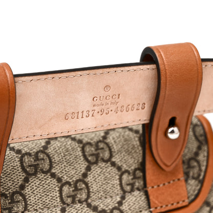 Gucci GG Supreme Monogram Web Bamboo Mini 1947 Belt Bag 95 38 Beige 7 of 10