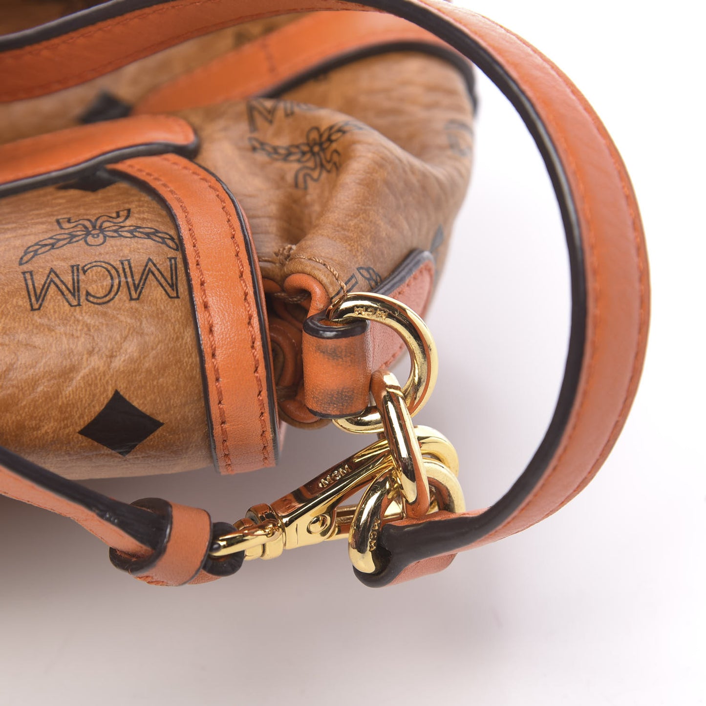 Visetos Crossbody Flap Messenger Cognac Orange