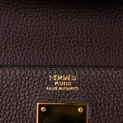 Hermes Togo Kelly Retourne 32 Chocolate 6 of 9