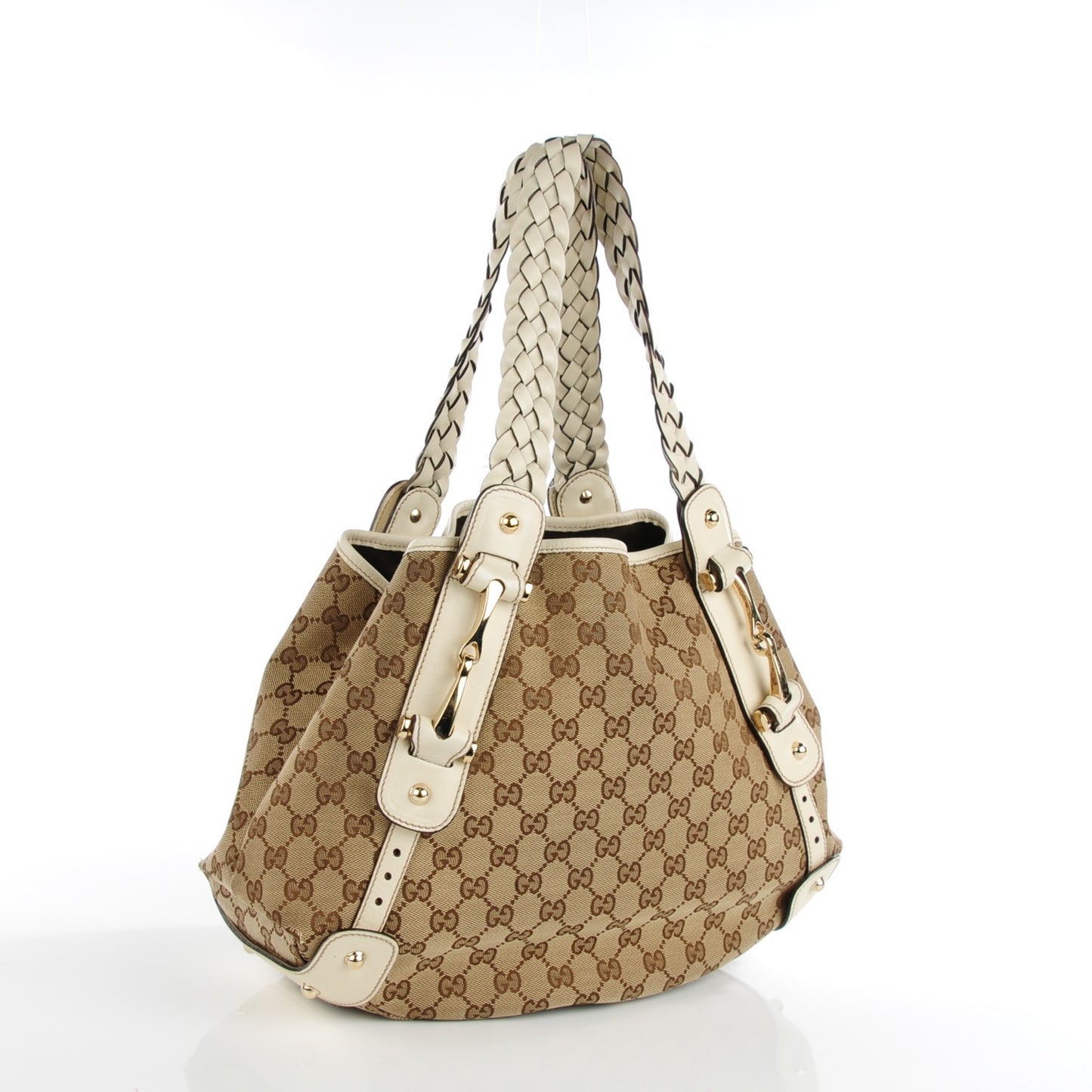 Monogram Small Pelham Shoulder Bag Off White