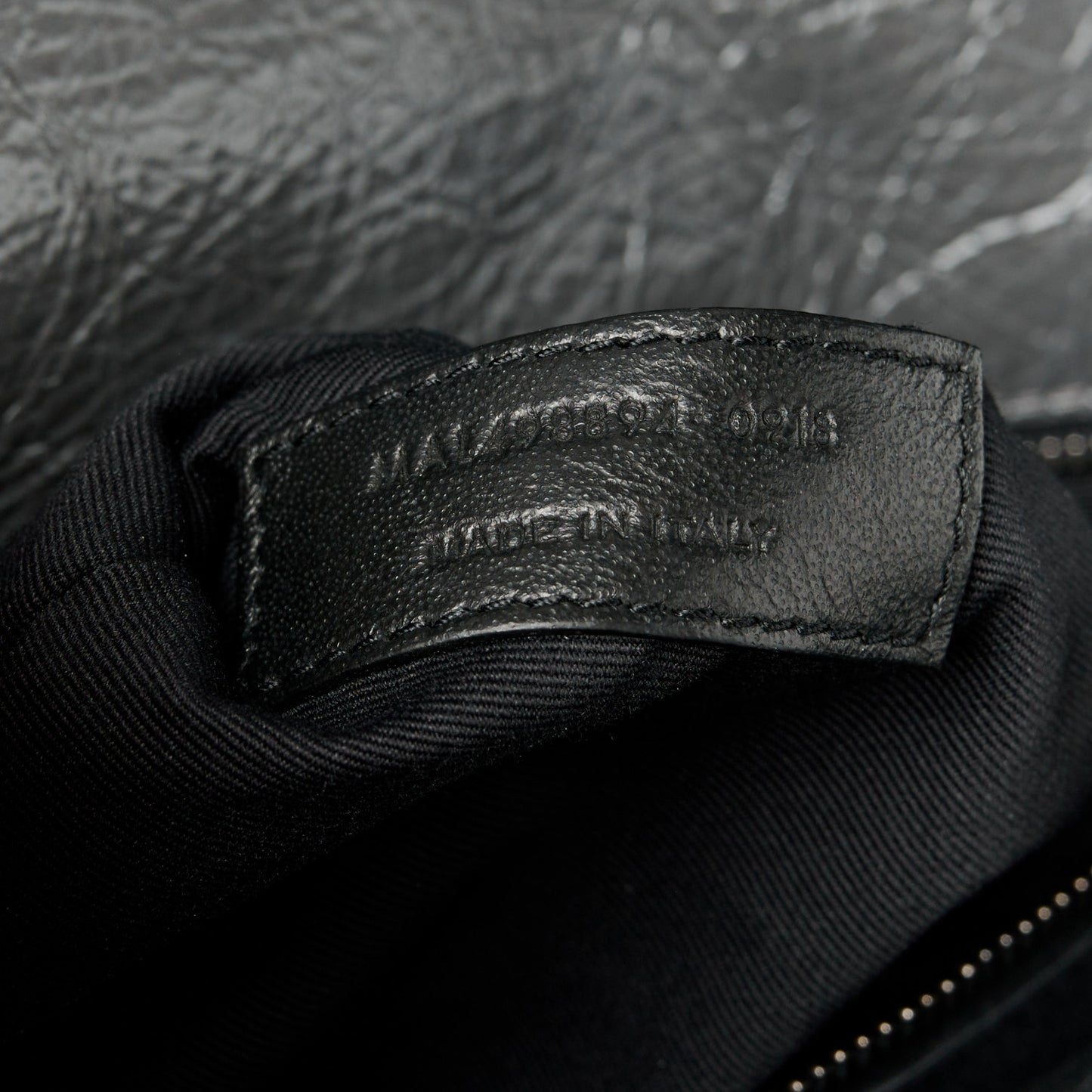 Crinkled Calfskin Matelasse Monogram Medium Niki Chain Satchel Storm