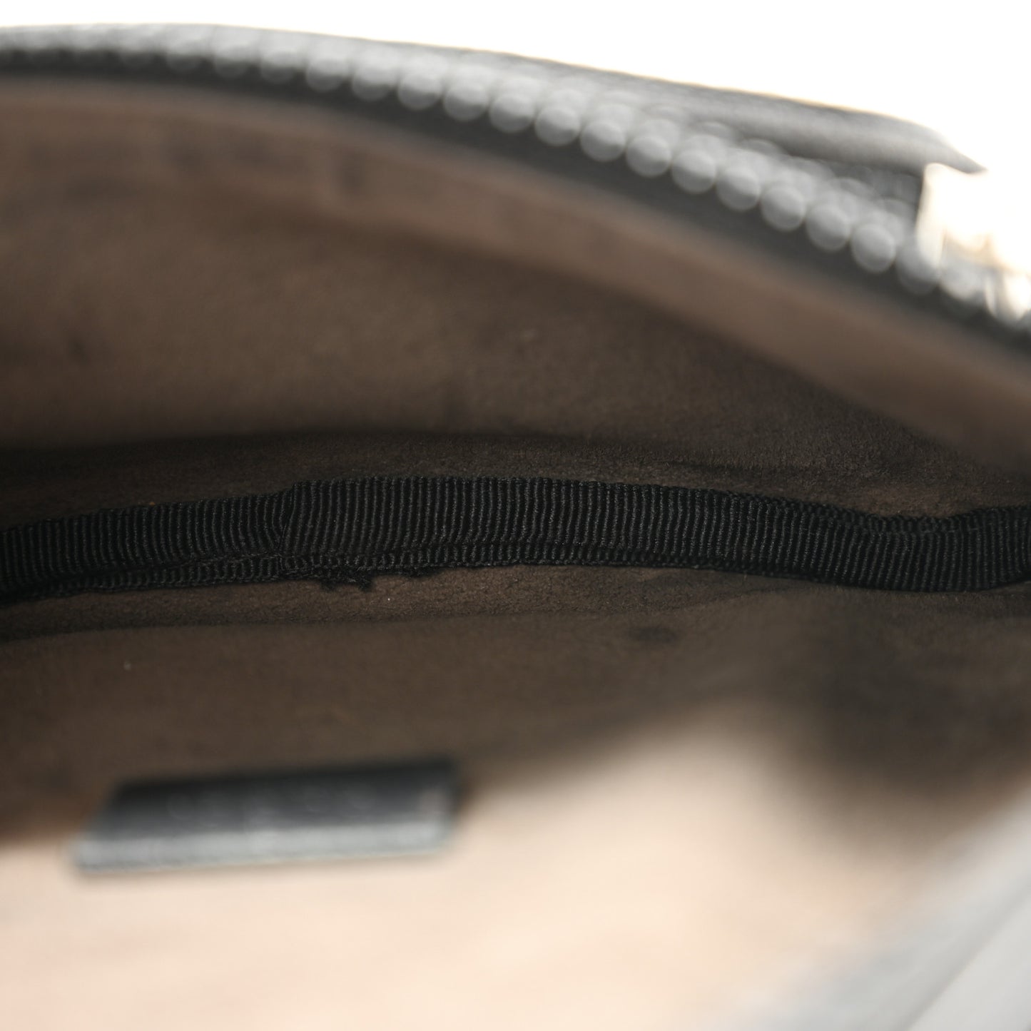 GG Supreme Monogram Belt Bag Black