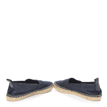 Louis Vuitton Canvas Waterfall Espadrille Flats 38 Marine 6 of 12