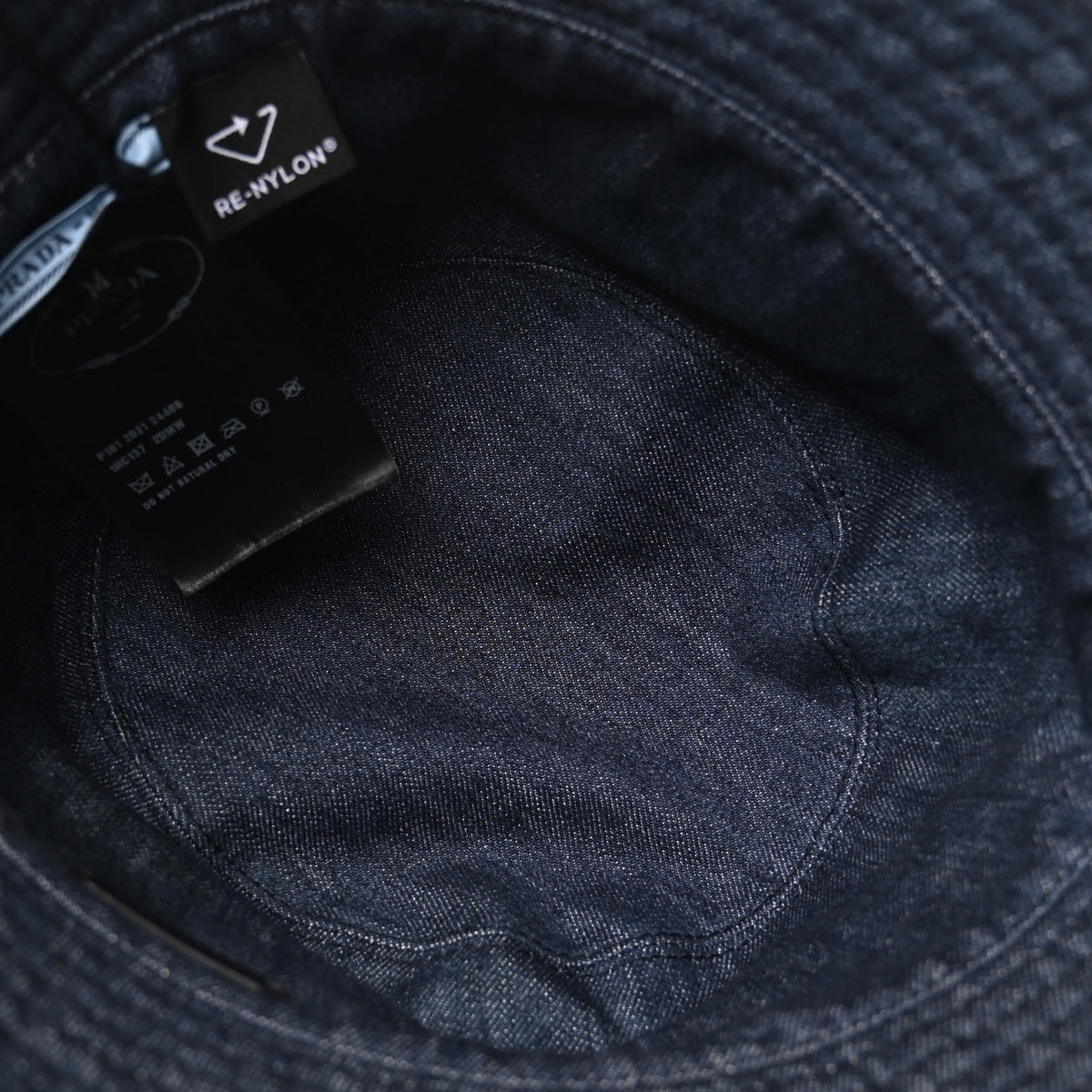 Denim Re-Nylon Reversible M Bucket Hat Blue Black