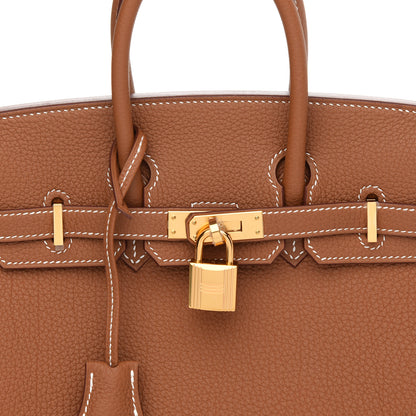 Hermes Togo Birkin 25 Gold 8 of 11