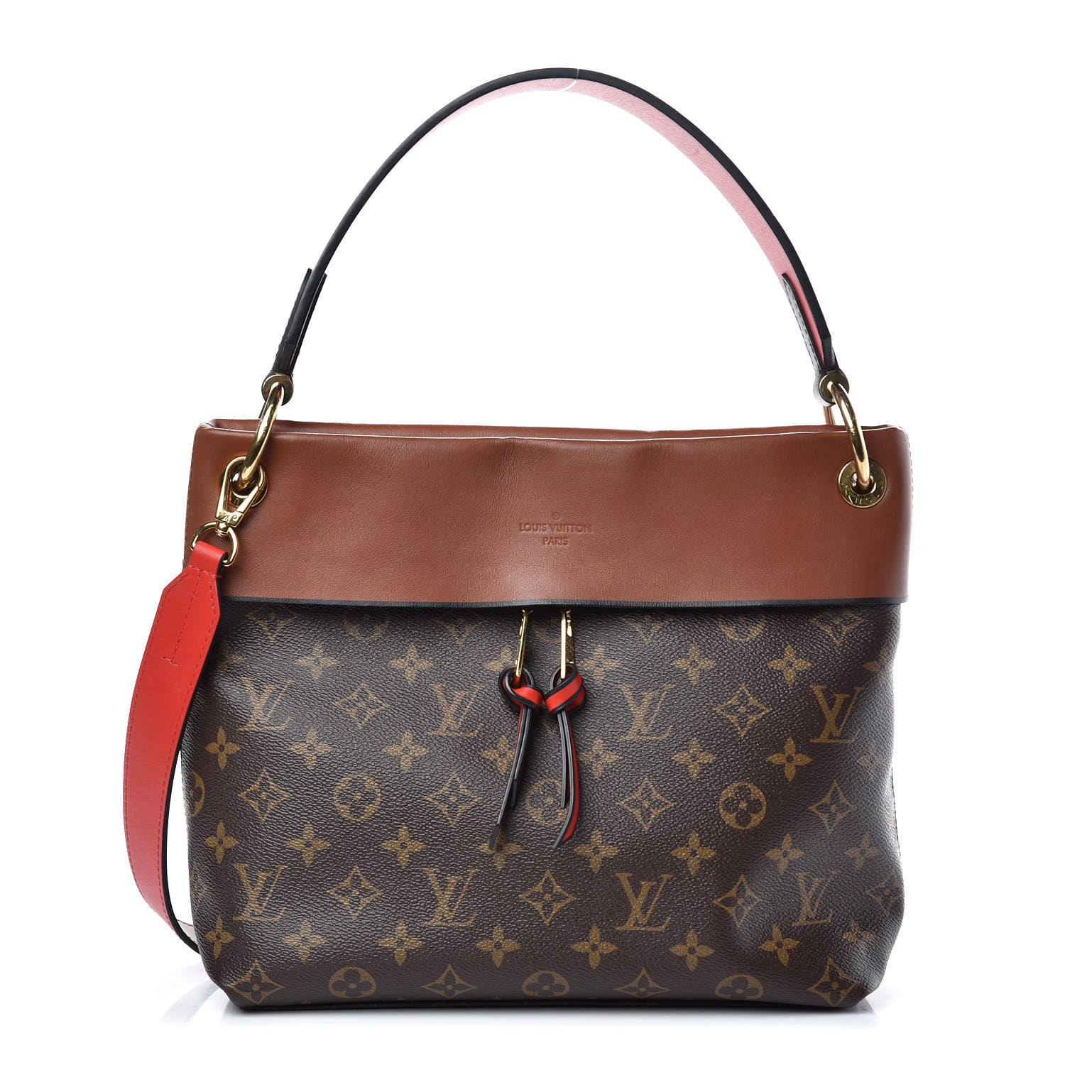 Louis Vuitton Monogram Tuileries Besace Caramel Rouge 1 of 13