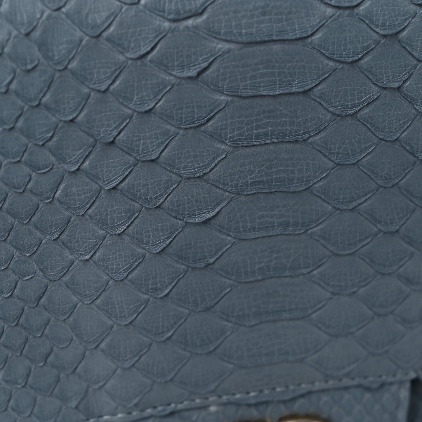 Python Jumbo Double Flap Light Blue