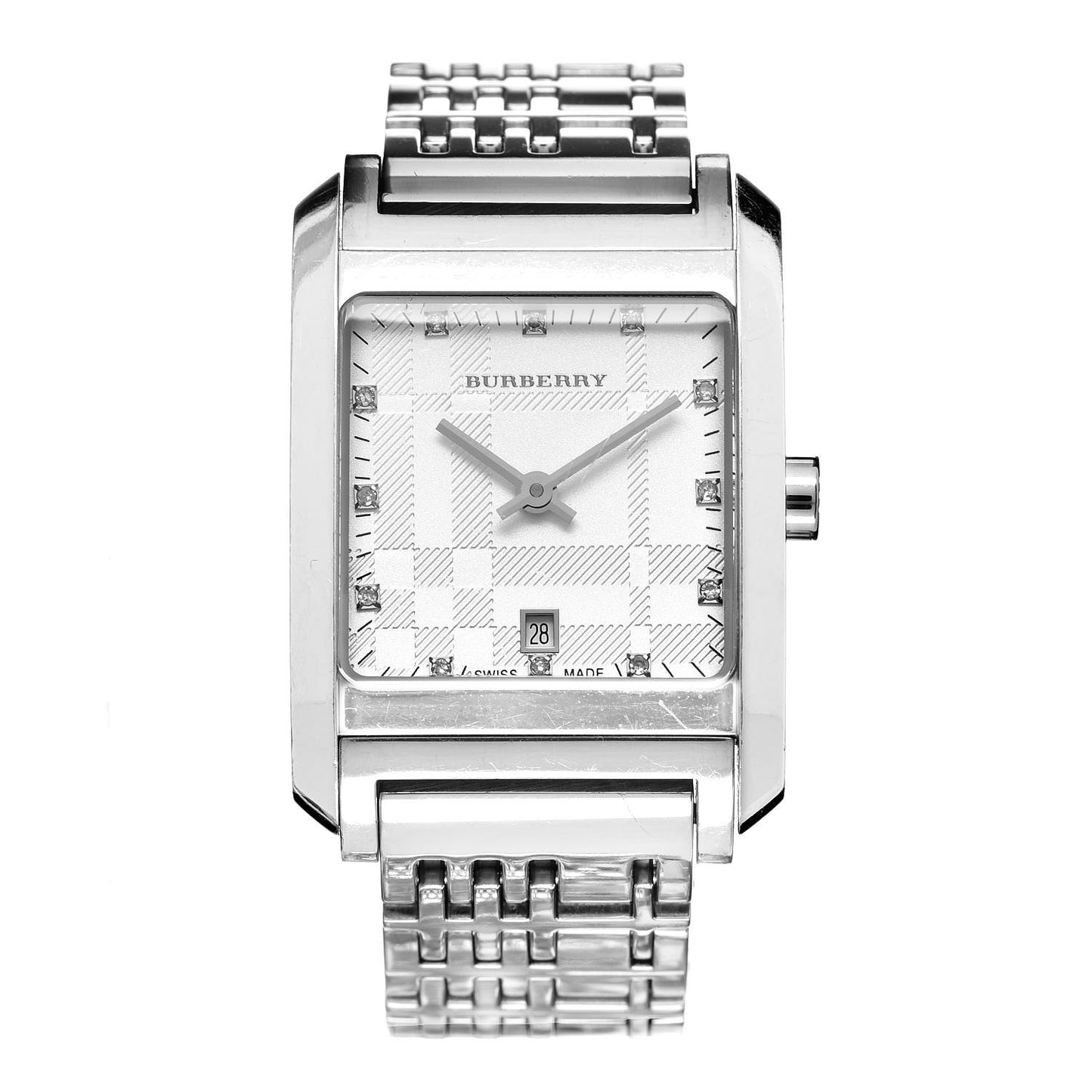 Stainless Steel Diamond 25mm Quartz Watch BU1583