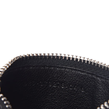 Saint Laurent Grained Calfskin 5 Fragments Zip Pouch Card Holder Black 8 of 9