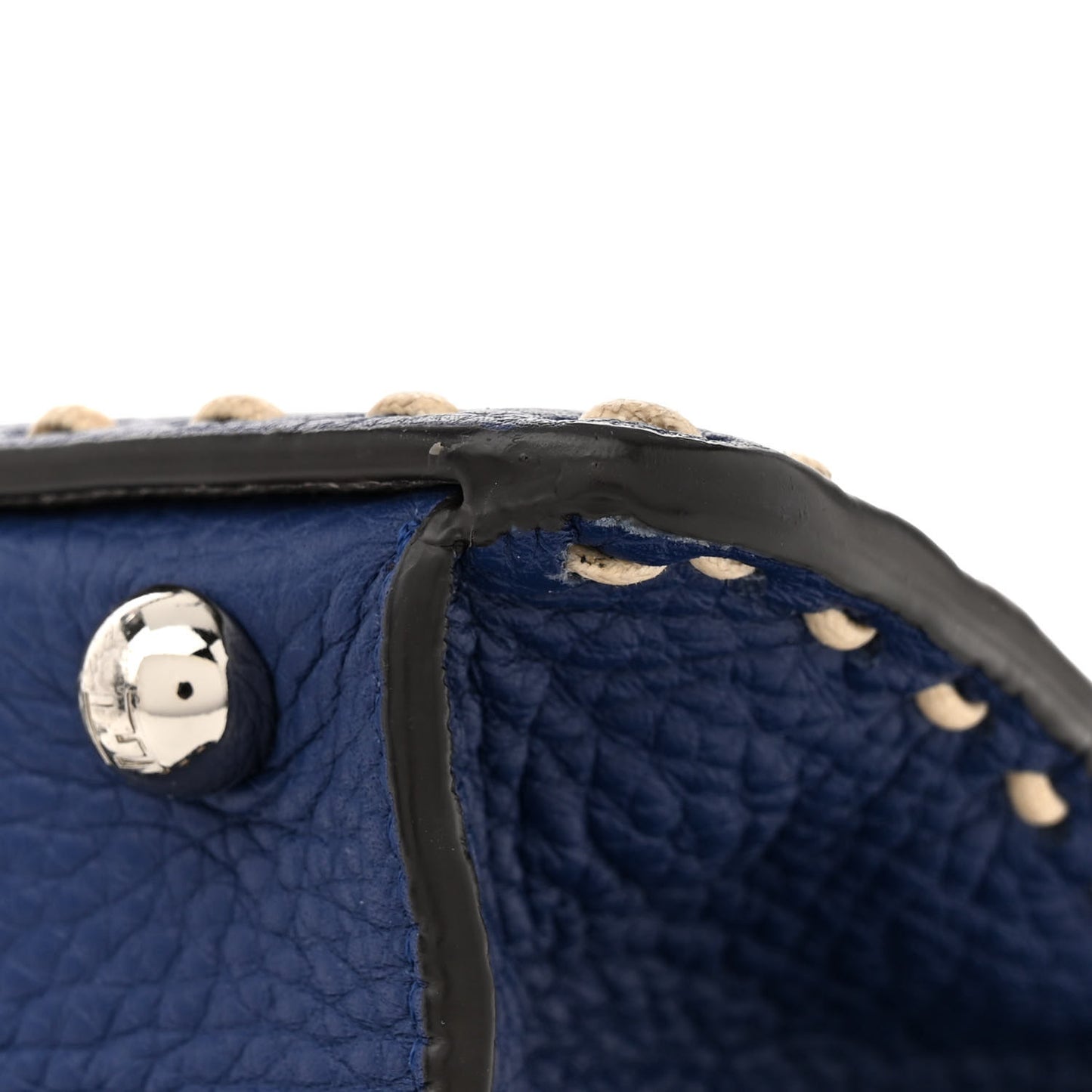 Cuoio Romano Selleria Chamois Small Peekaboo I SEE U Satchel Blue