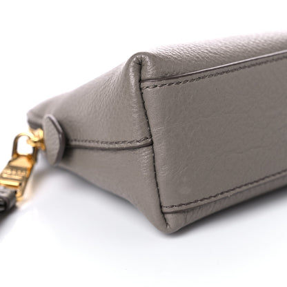 Prada Vitello Daino Cosmetic Pouch Argilla 7 of 8