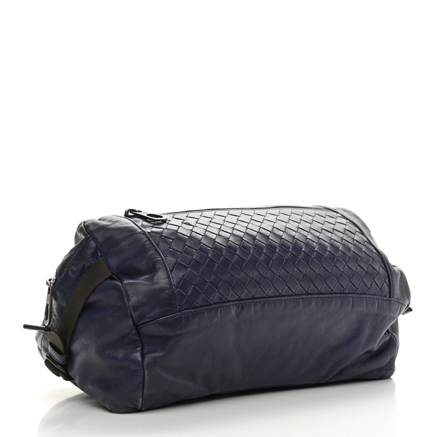 Bottega Veneta Calfskin Intrecciato Belt Bag Blue 4 of 16