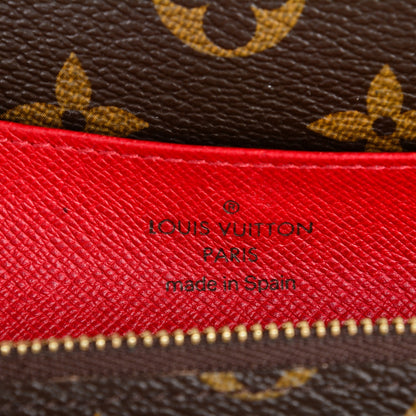 Louis Vuitton Monogram Emilie Wallet Red 5 of 7