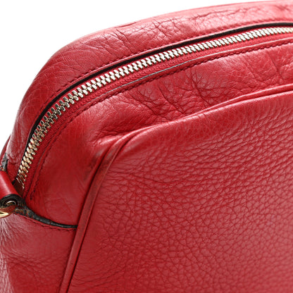 Gucci Pebbled Calfskin Small Soho Disco Bag Tabasco Red 16 of 18