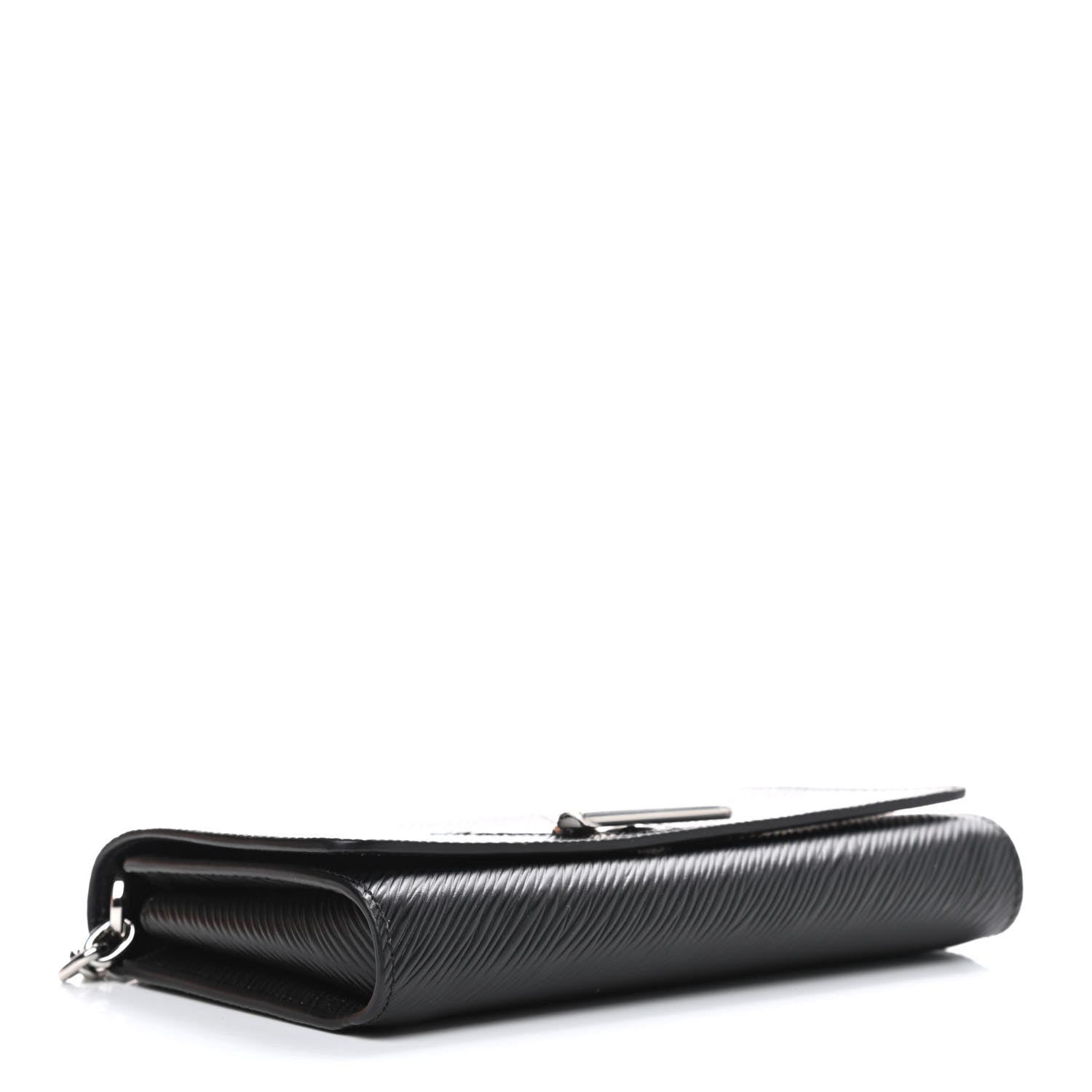 Louis Vuitton Epi Twist Chain Wallet Black 4 of 9