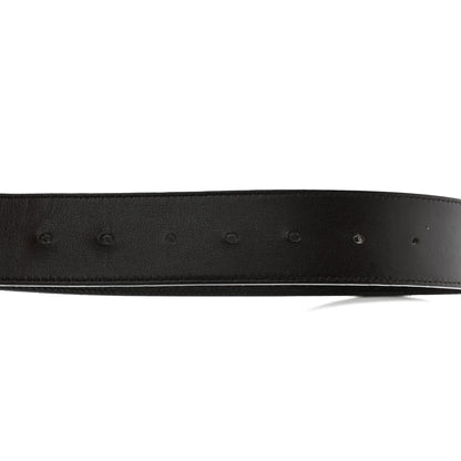 Gucci Textured Dollar Calfskin Double G 40mm Belt 90 36 Dark Cocoa 4 of 6