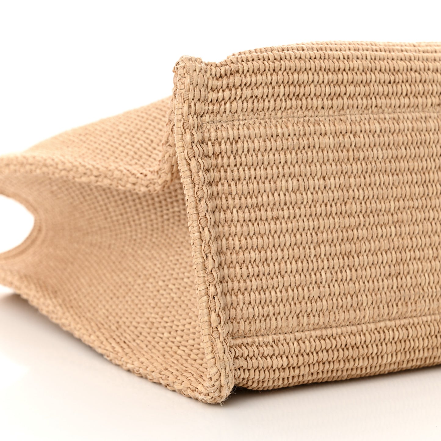 Raffia Large G Shopping Tote Natural