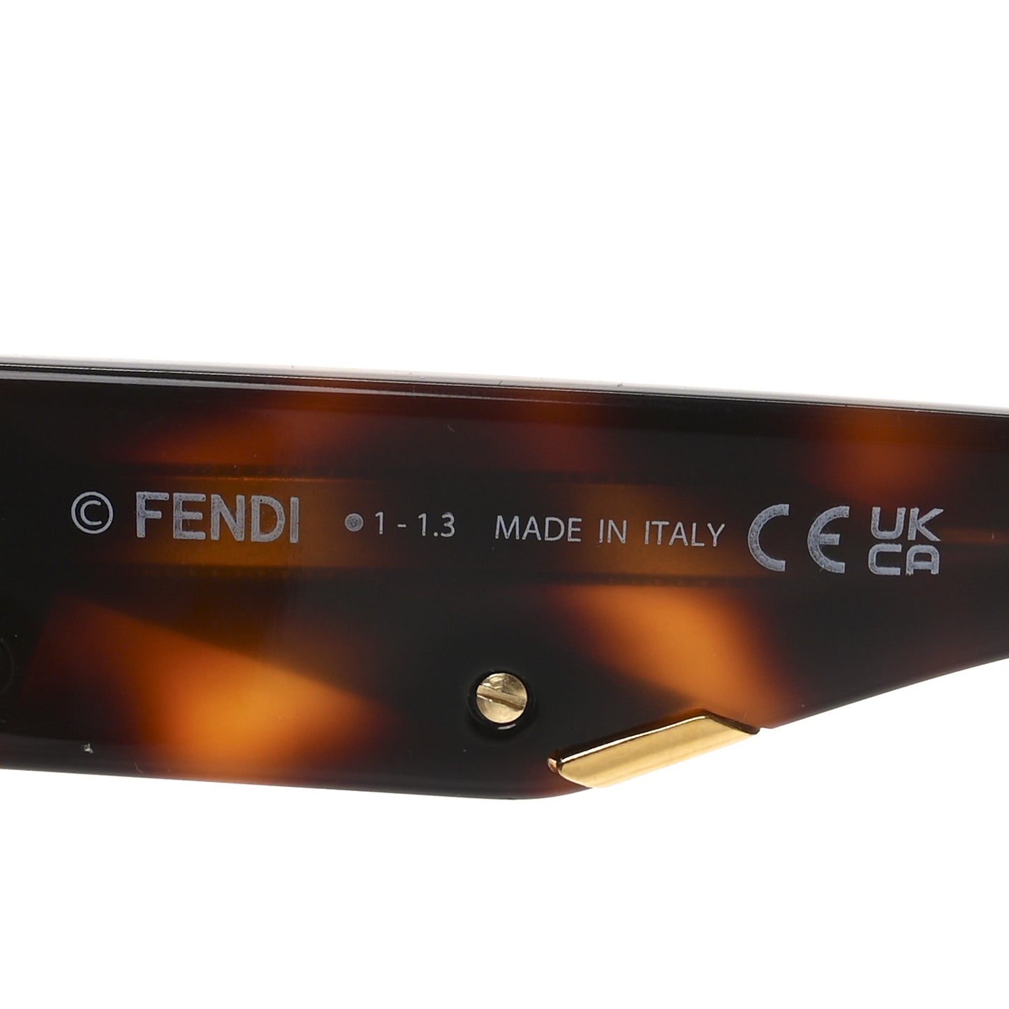 Acetate Fendi First Sunglasses FE40098I Havana