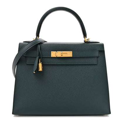 Hermes Epsom Kelly Sellier 28 Vert Cypress 1 of 10