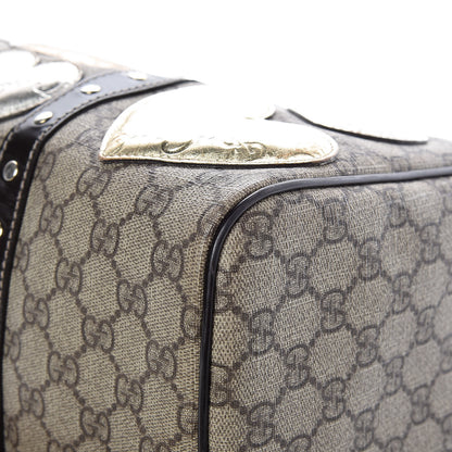Gucci Monogram Guccissima Hearts Studded Medium Joy Boston Dark Brown 22 of 26