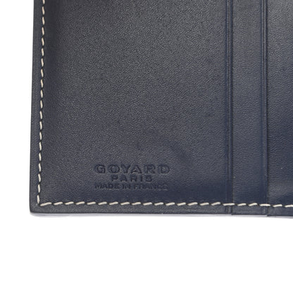 Goyard Goyardine Saint Marc Folding Card Case Navy 6 of 11