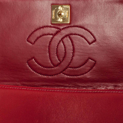 Chanel Lambskin Small Flap Red 6 of 8
