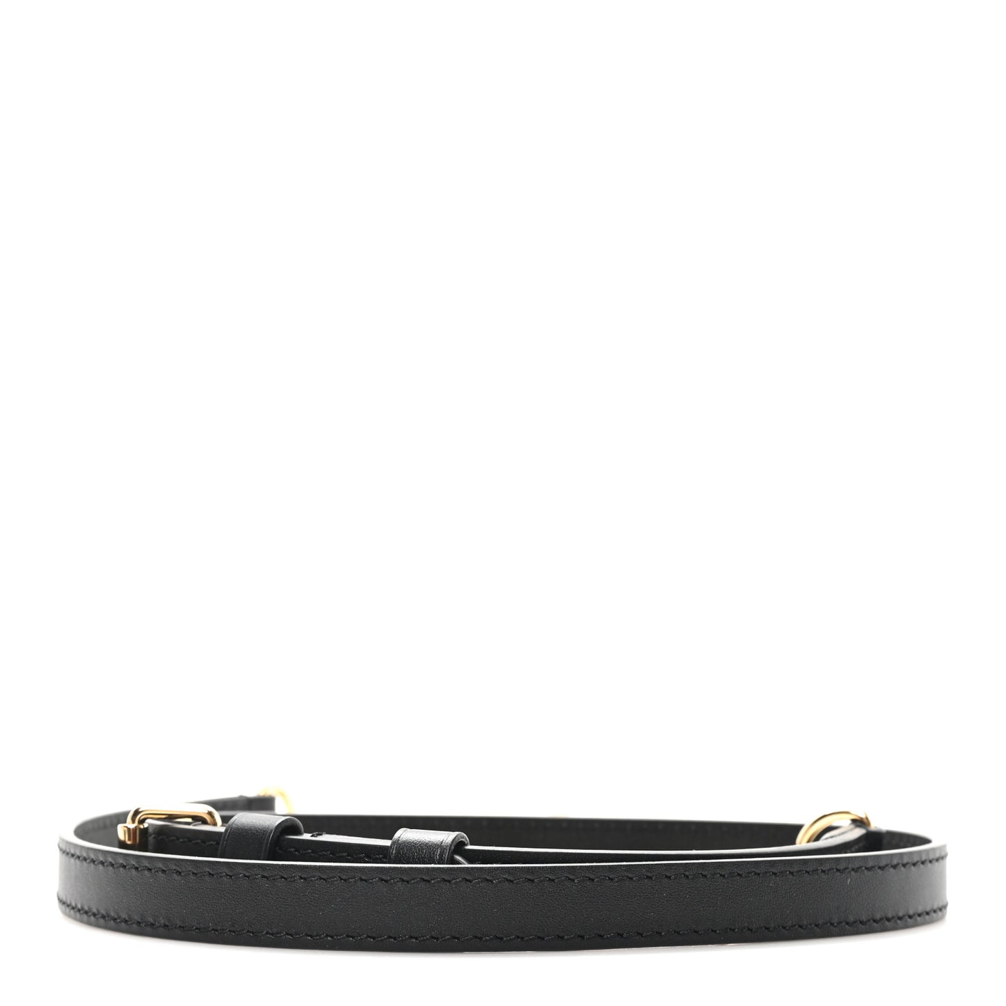 Calfskin Speedy Bandouliere 20 Shoulder Strap Black