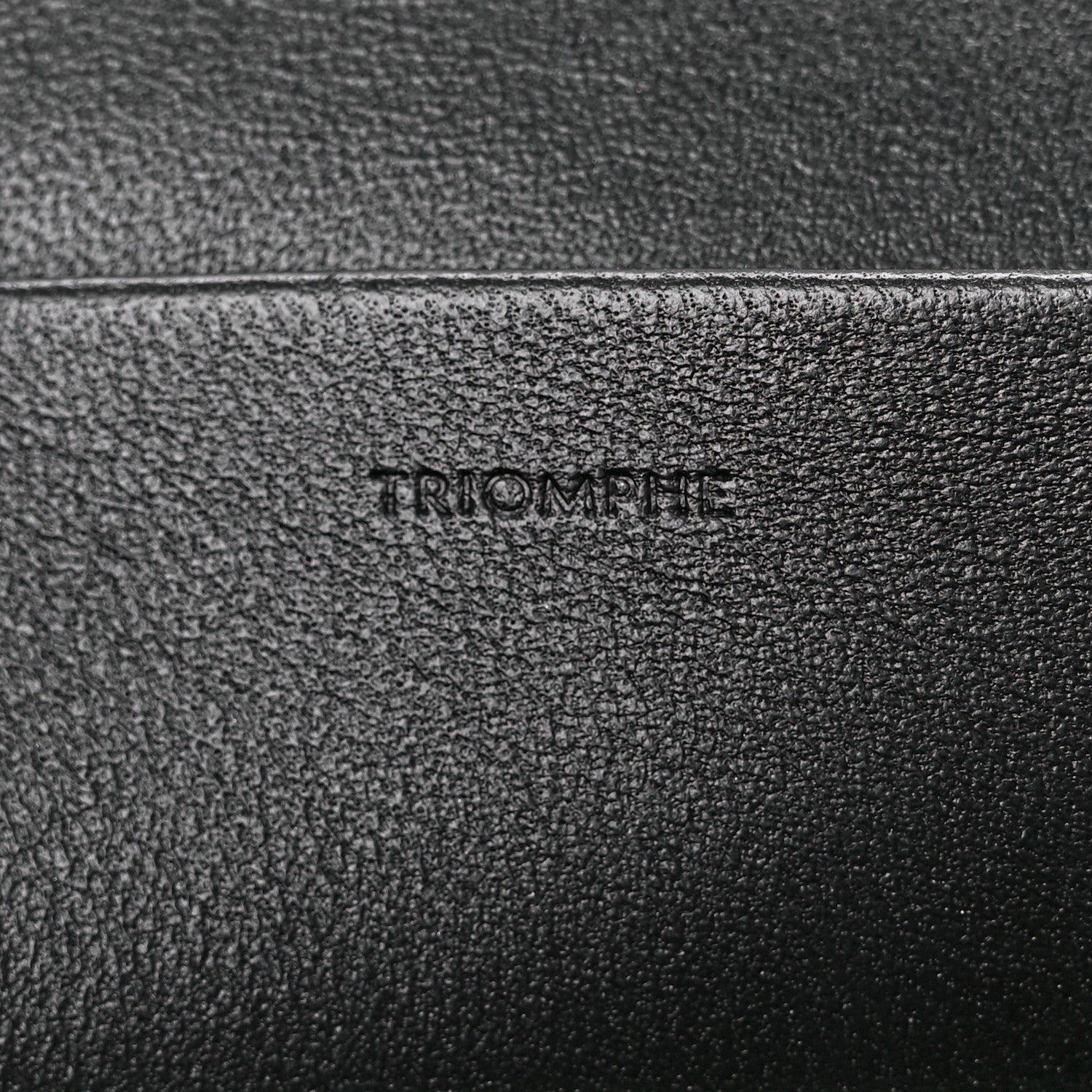 Celine Shiny Calfskin Cuir Triomphe Chain Shoulder Bag Black 6 of 11