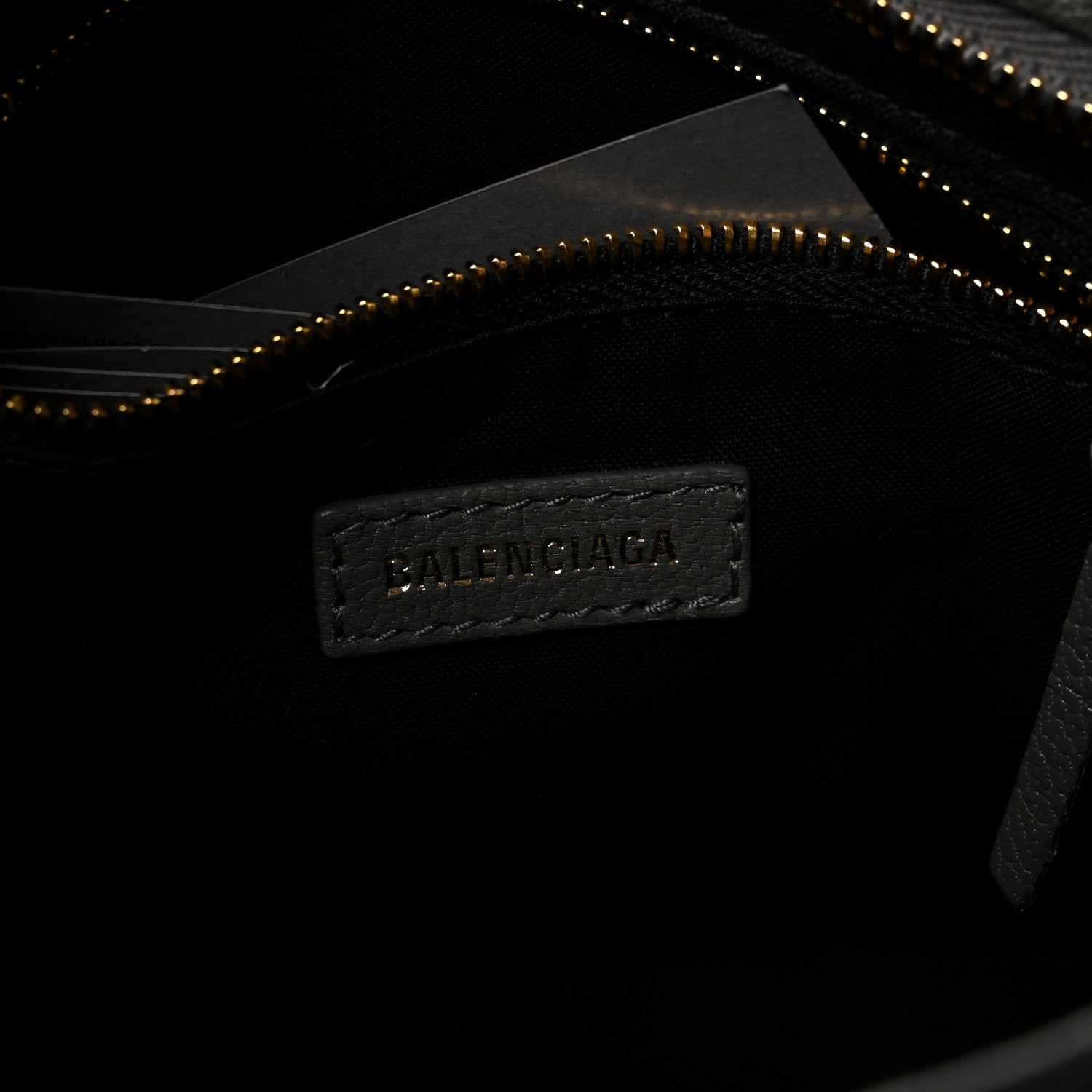 Balenciaga Chevre Gold Metallic Edge Hardware Mini City Gris Acier 12 of 19