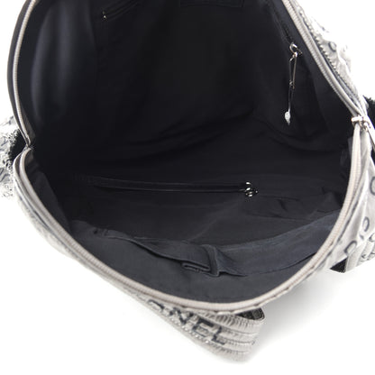Chanel Lacquered Canvas Medium Unlimited Tote Argent Fonce 5 of 10