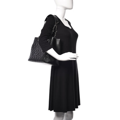 Chanel Caviar Quilted Grand Shopping Tote GST Black 2 of 10