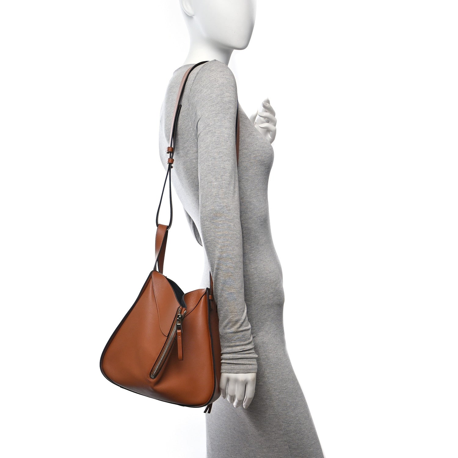 Loewe Calfskin Small Hammock Shoulder Bag Tan 2 of 9