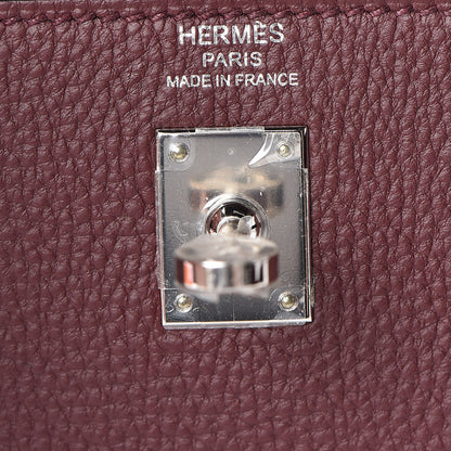 Hermes Togo Kelly Retourne 25 Bordeaux 24 of 37