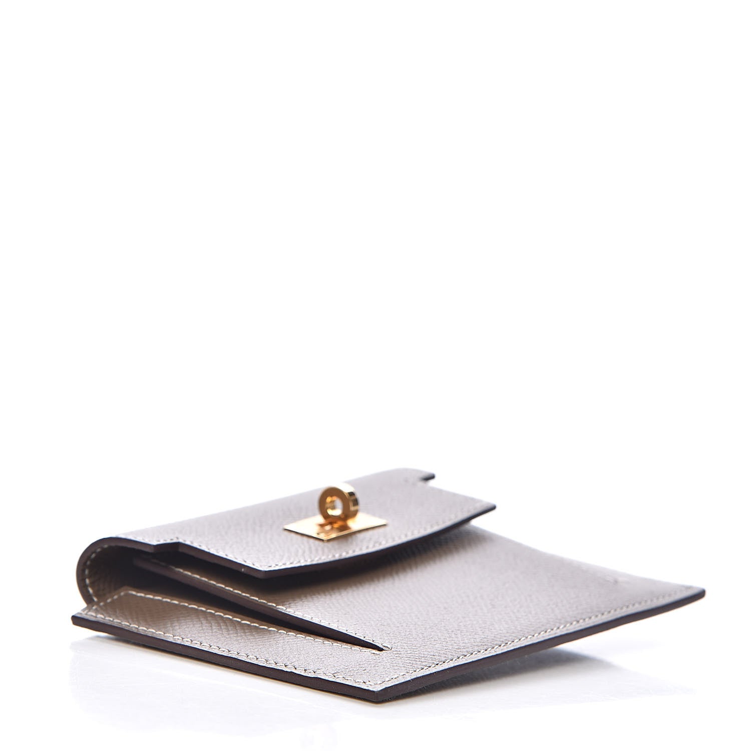 Hermes Epsom Kelly Pocket Compact Wallet Etoupe 4 of 8