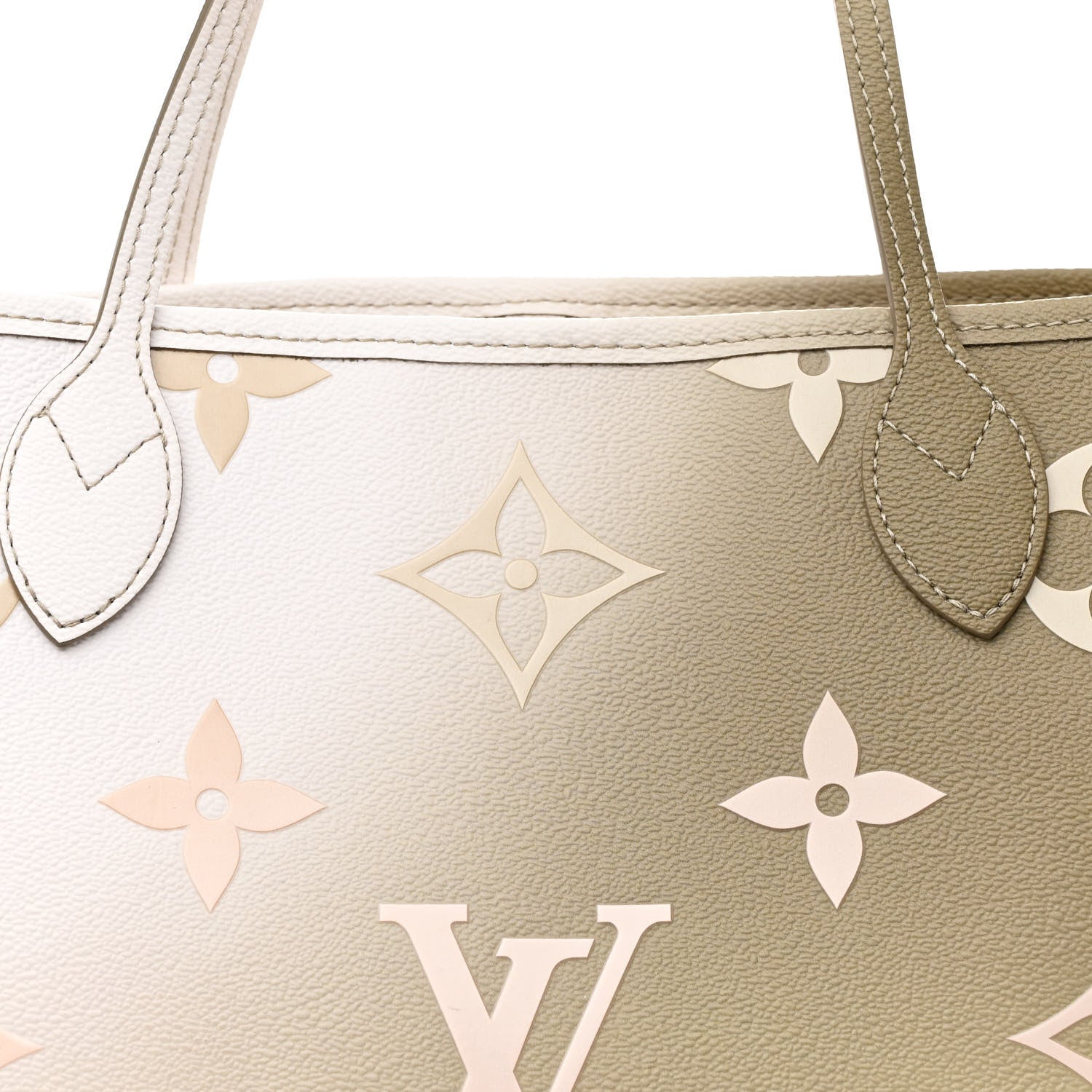 Louis Vuitton Monogram Giant Spring In The City Neverfull MM Sunset Kaki 9 of 11