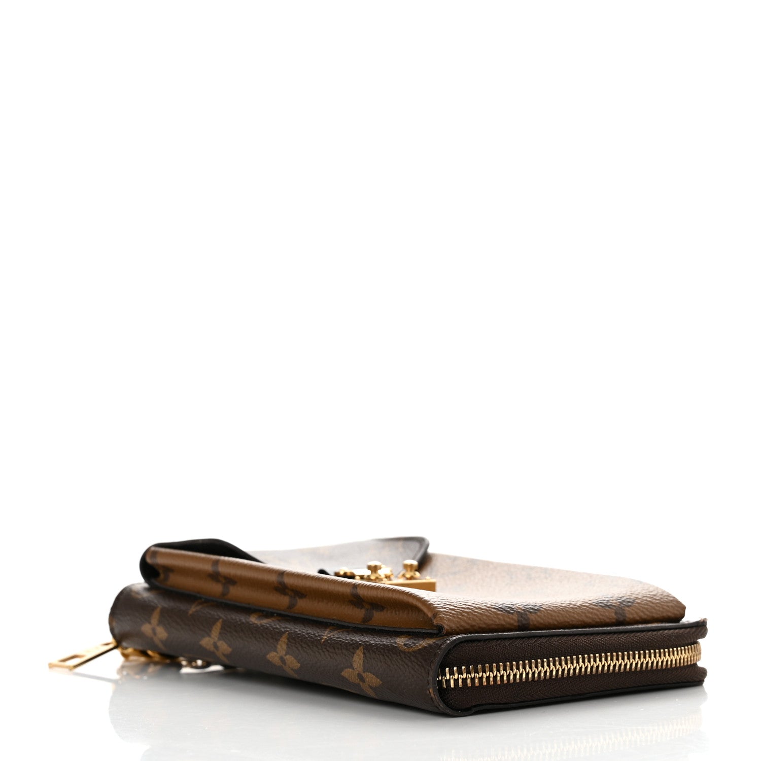 Louis Vuitton Reverse Monogram Metis Vertical Zippy Wallet 4 of 13