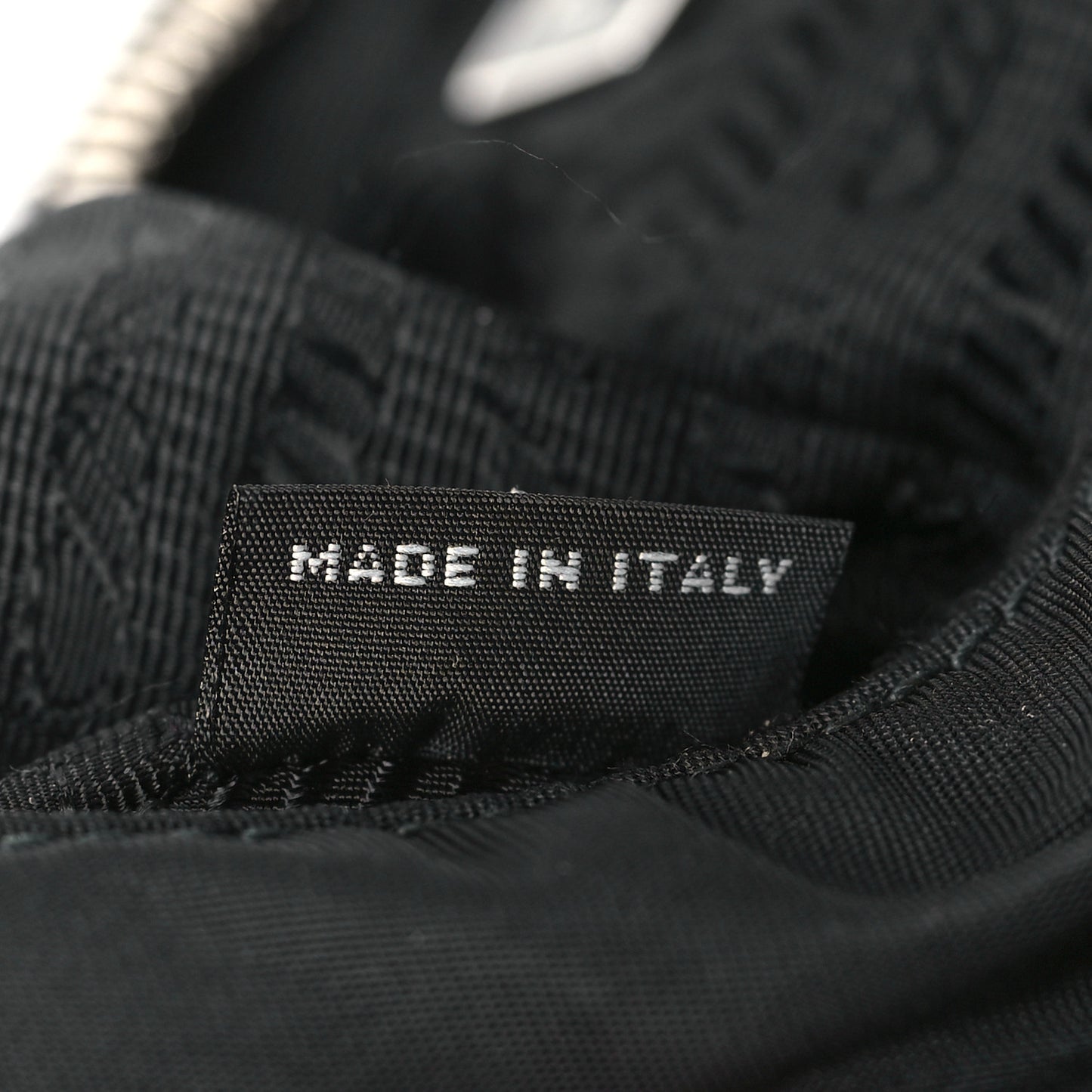 Tessuto Nylon Saffiano Mini Re-Edition 2005 Bag Black