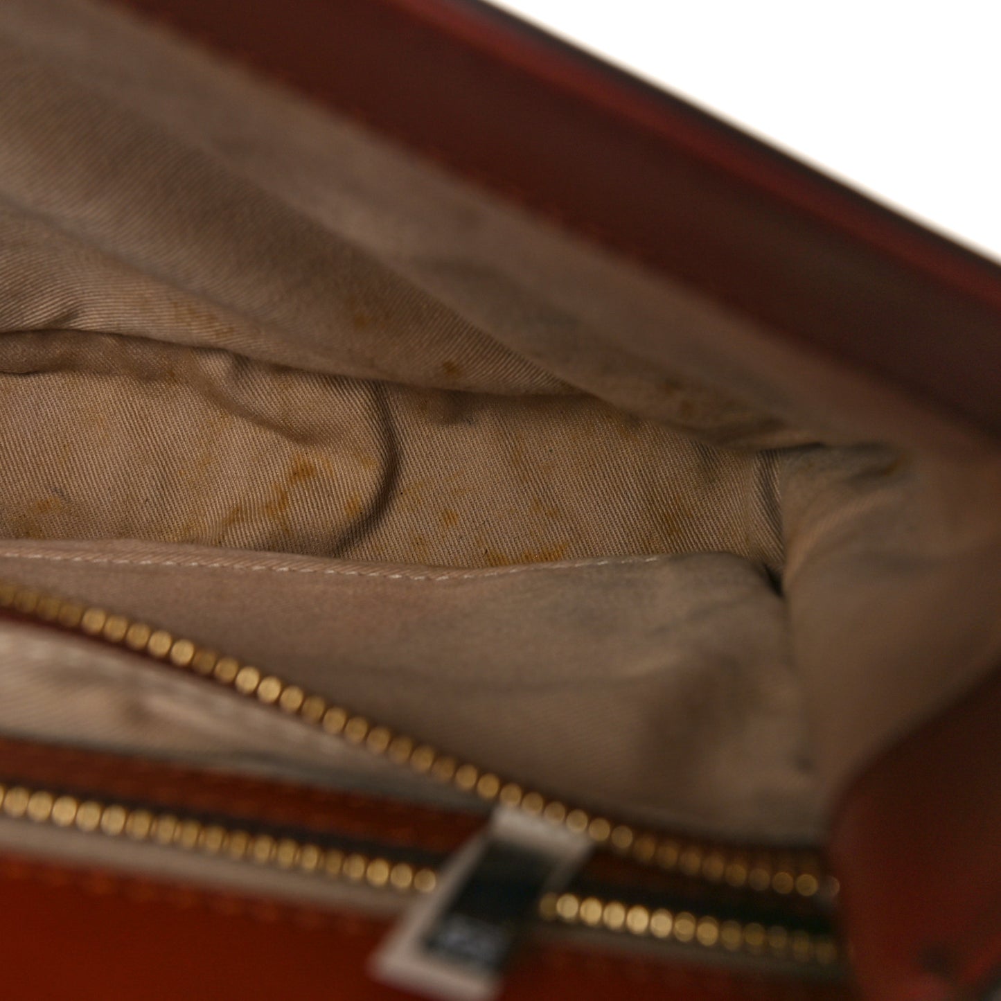 Calfskin Small C Double Carry Sepia Brown