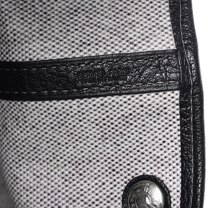Hermes Buffle Skipper Toile Garden Party 36 MM Tote Black 6 of 7