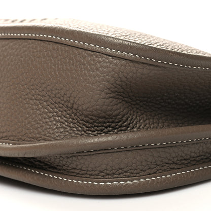 Hermes Taurillon Clemence Evelyne III PM Etoupe 10 of 11
