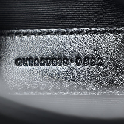 Saint Laurent Lambskin Monogram Loulou Puffer Pouch Clutch Black 7 of 7