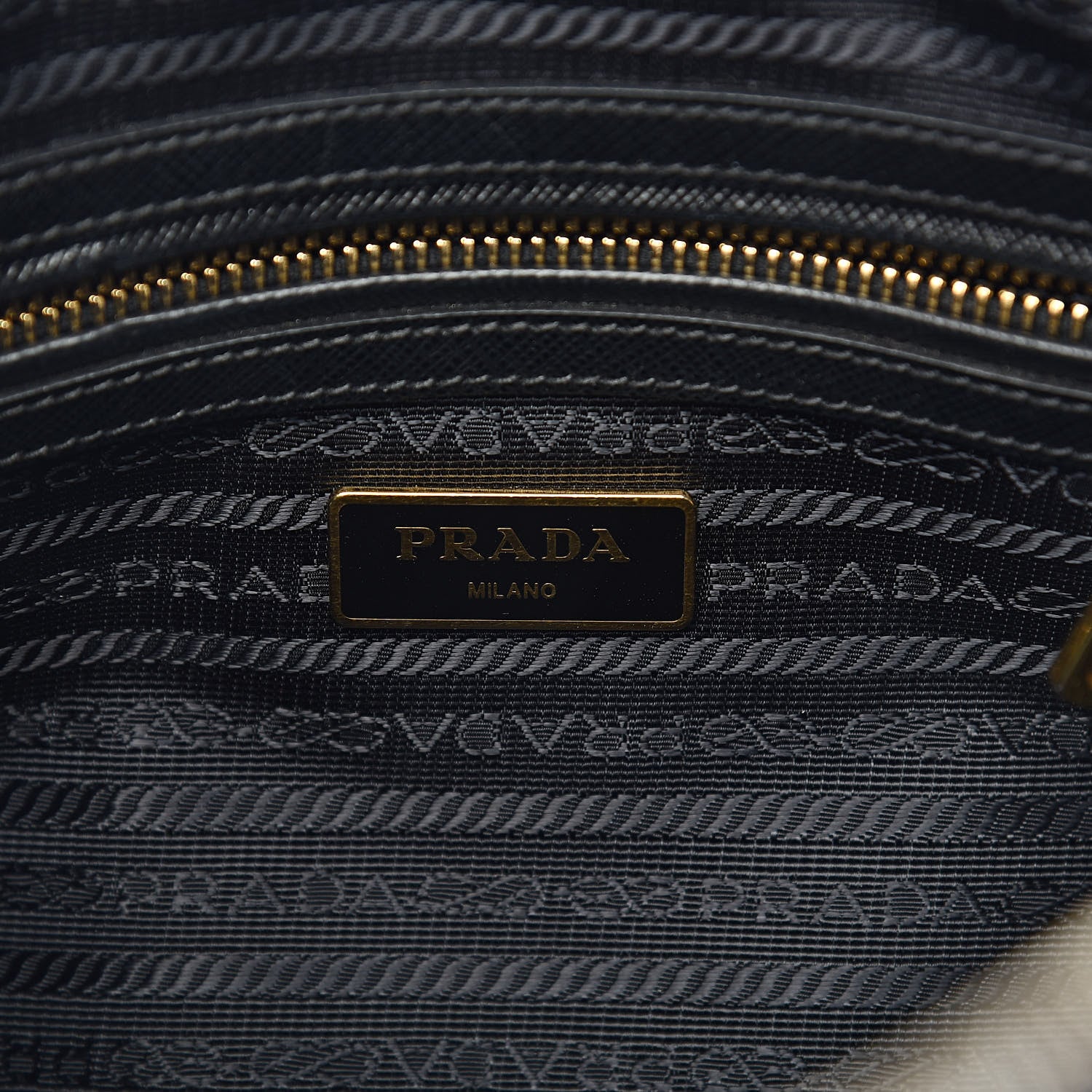 Prada Saffiano Lux Bowler Black 6 of 14