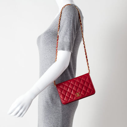 Chanel Lambskin Small Flap Red 2 of 8