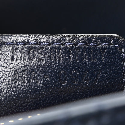 Christian Dior Lambskin Cannage Medium Lady Dior Navy Blue 6 of 9