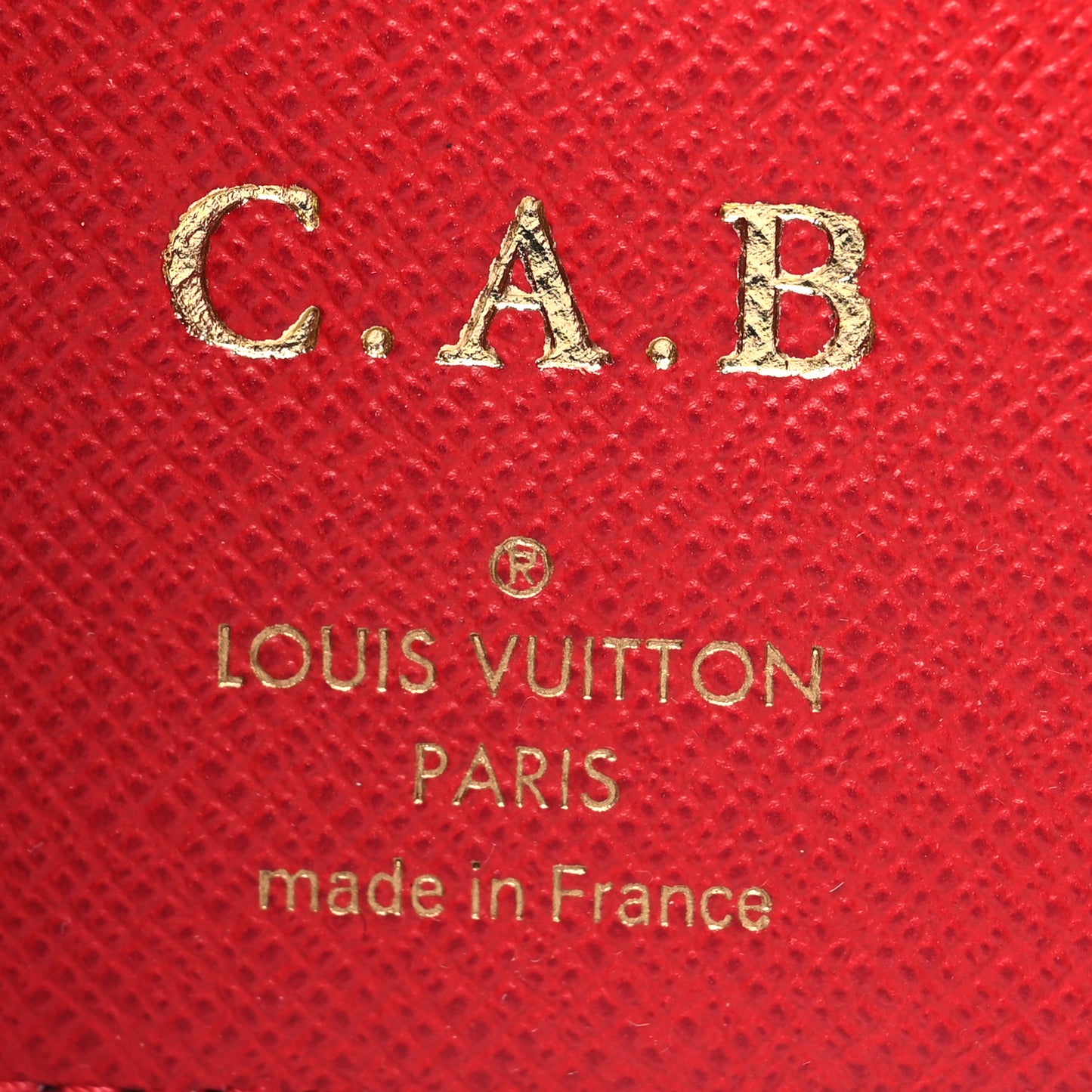 Damier Ebene Victorine Wallet Red